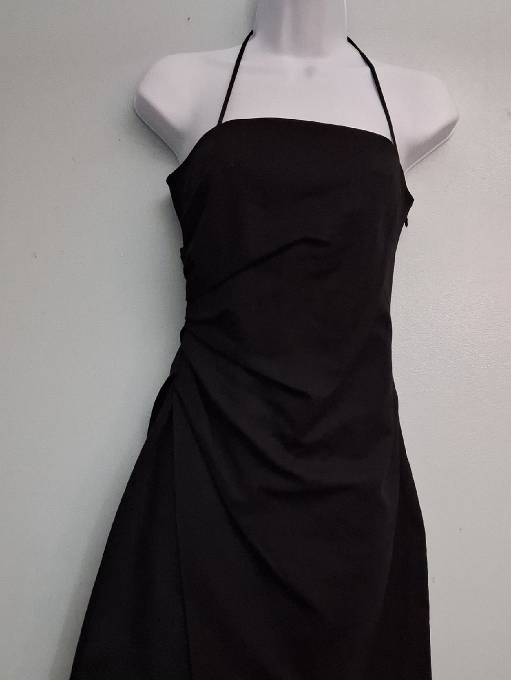 A.L.C. Charlie Size 0 Women's Black Strapless Halter Mini Dress